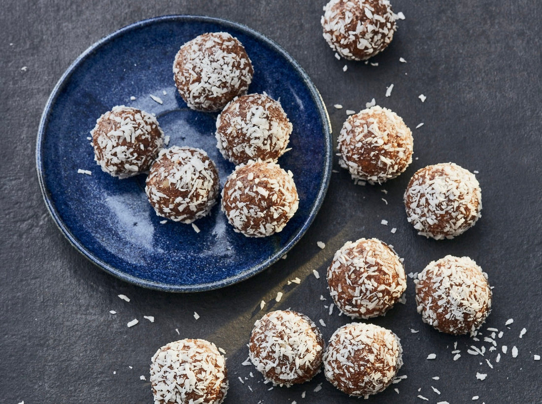 Vegane Energy Balls mit Datteln